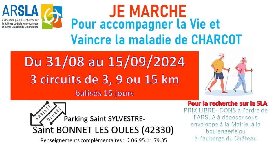 Pour l’ARSLA, participons à cette marche!