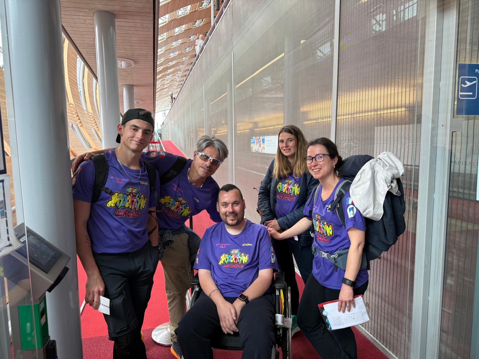 Le jour du grand départ au marathon!